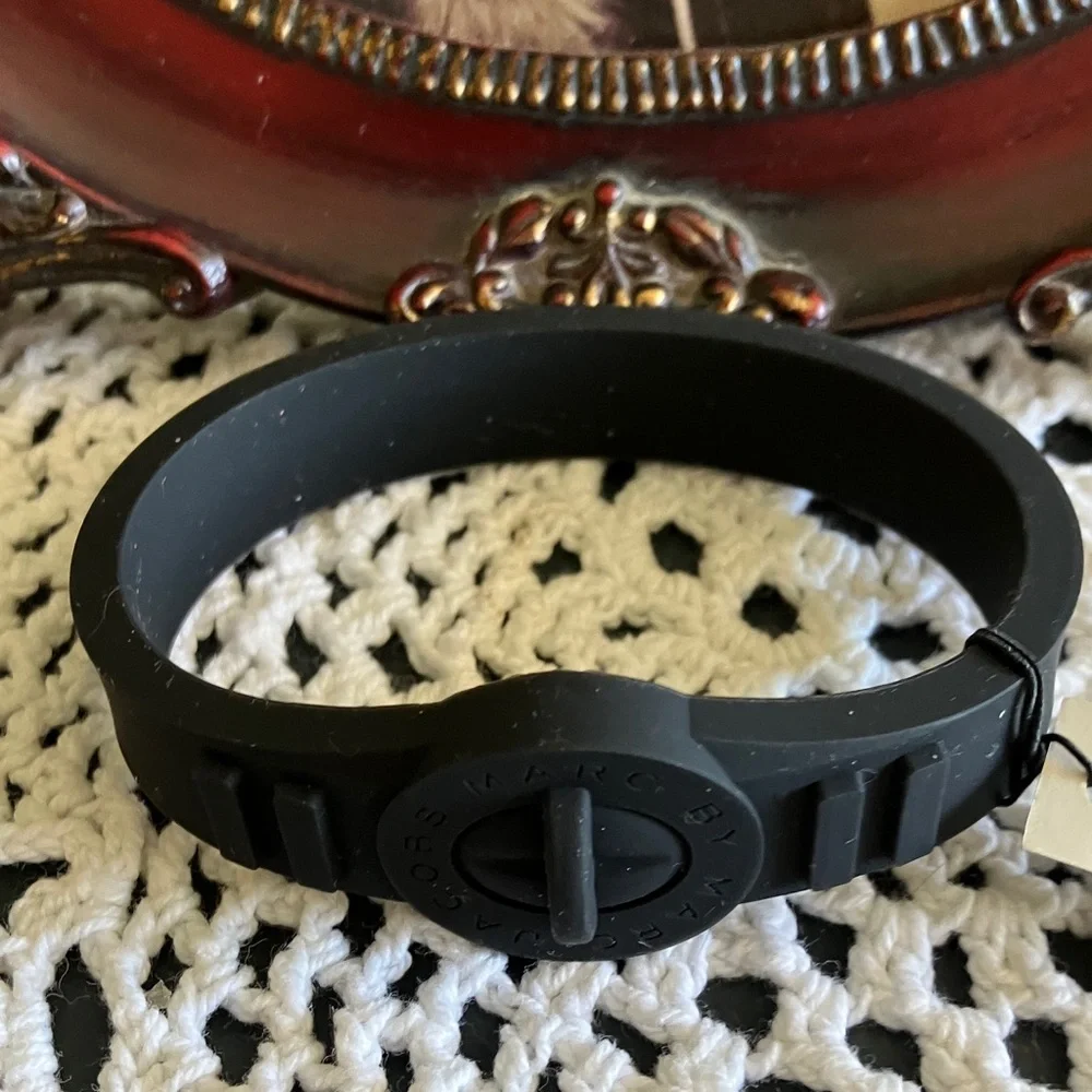 Marc by Marc Jacobs Black Tech Wristband